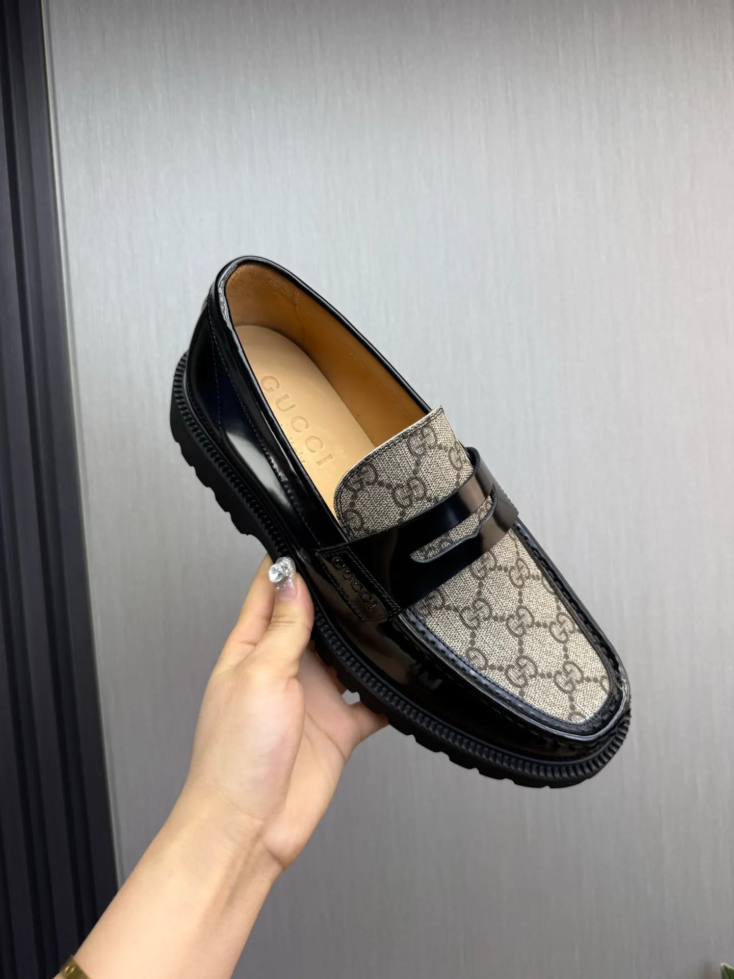 Factory price 580💰 GUCCI. Gucci men's business casual leather shoes, luxurious and noble👞All imported original brand leather materials, just to create a more comfortable wearing experience, upper: original cowhide. Frosted cowhide➕Imported full cowhide, original outsole✔️16-45 (45 non-refundable)